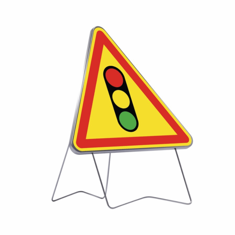 panneau signalisation ak14 feux tricolores
