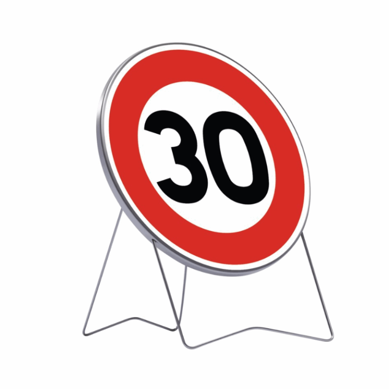 panneau signalisation b14 limitation vitesse 30 km h