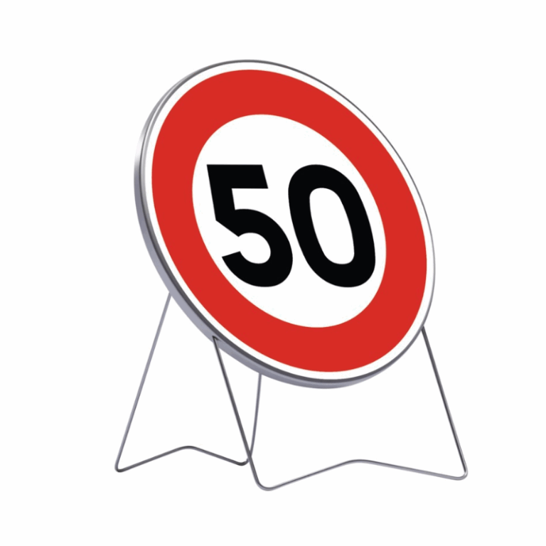 panneau signalisation b14 limitation vitesse 50 km h