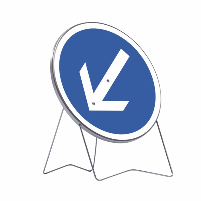 panneau signalisation b21 fleche orientable