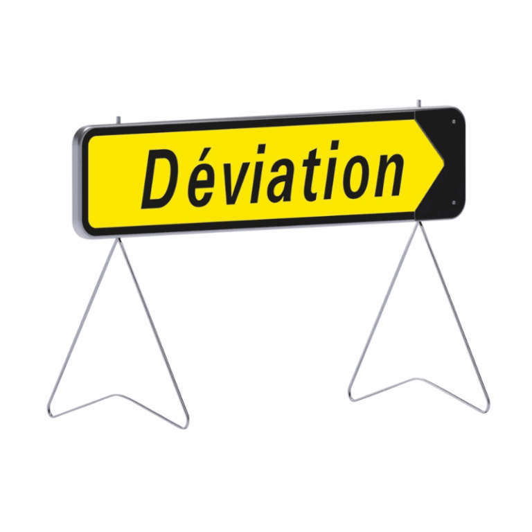 panneau signalisation deviation