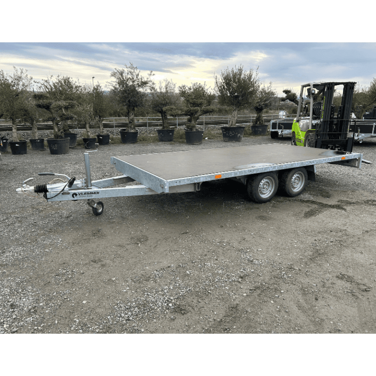 Remorque Plateau Vlemmix 4m x 2m - PTAC 3500 kg
